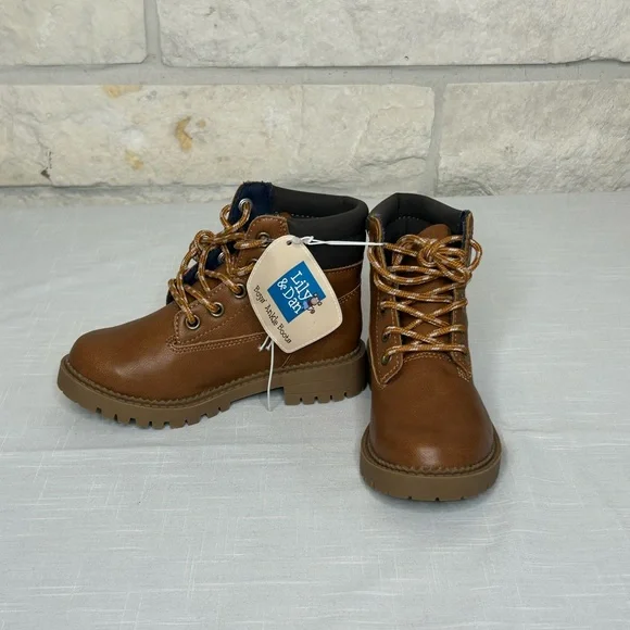 Lily and Dan NWT Children’s Ankle Work Boots Size 11/12 - Picture 4 of 7